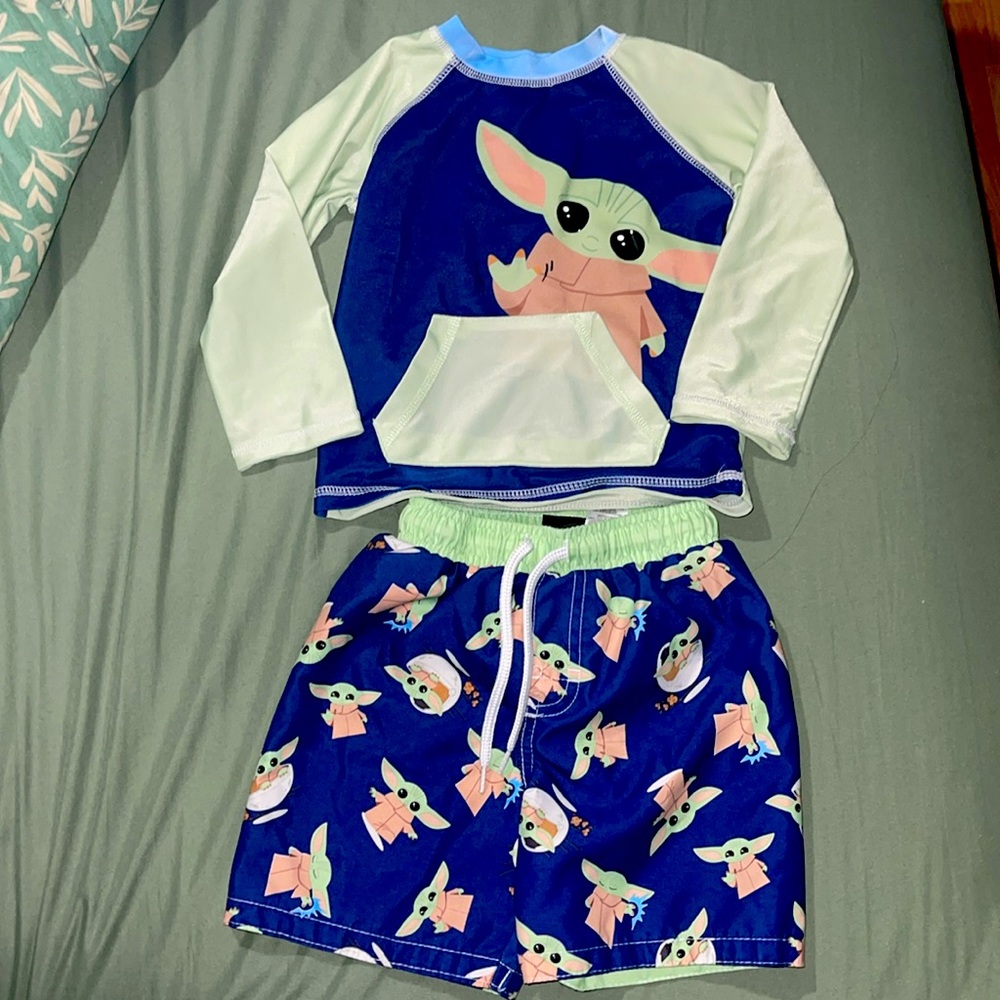 Toddler boy swim set